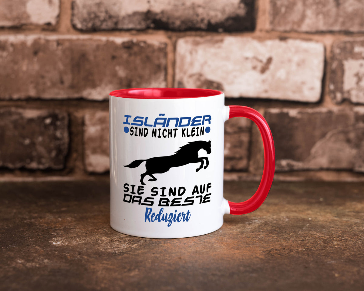 Isländer sind nicht klein | Auf das beste reduziert Geschenk Humor Geschenkidee Tasse