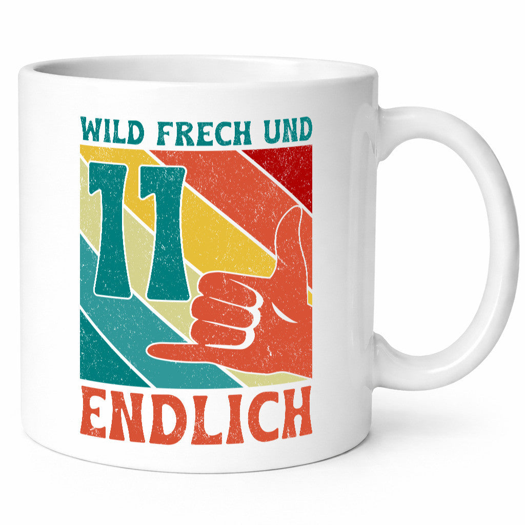 11. Geburtstag | 11 Jahre Wild und Frech Geschenkidee Humor Tasse