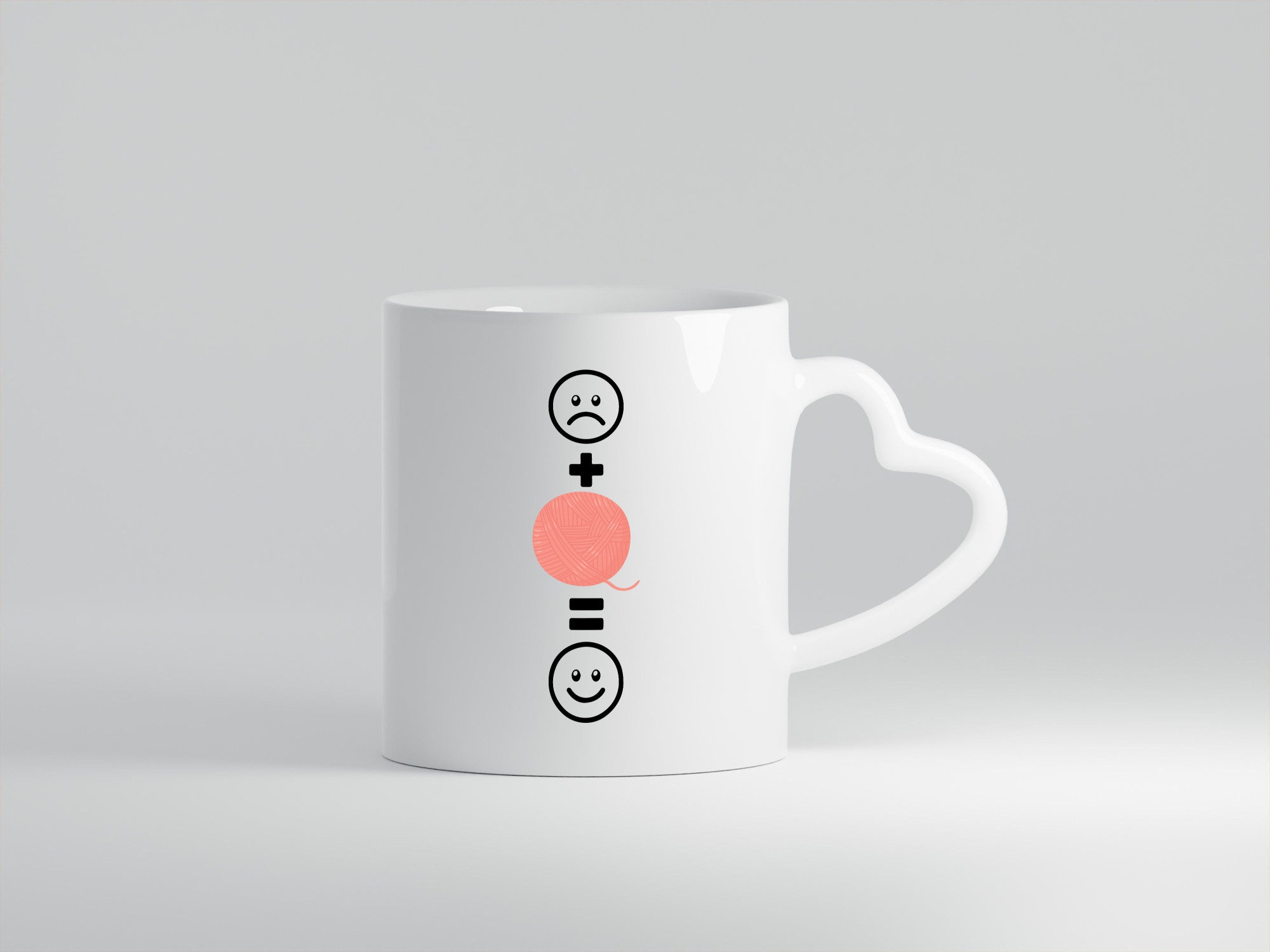 Wolle | Häkeln |Glücklich Geschenk Humor Geschenkidee lustiger Spruch Tasse