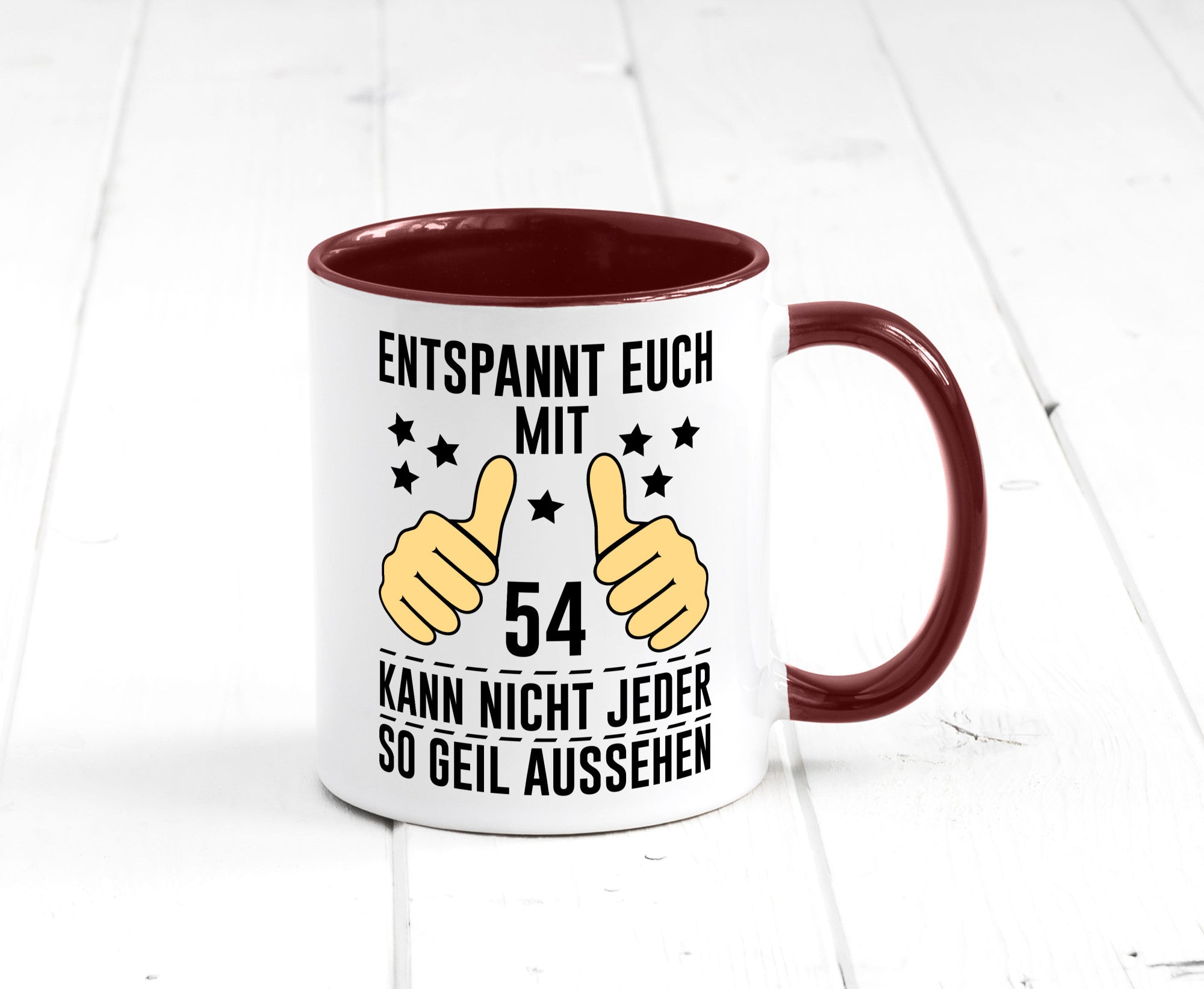54. Geburtstag | 54 Jahre Geil aussehen Entspannt euch v2 lustig Geschenkidee