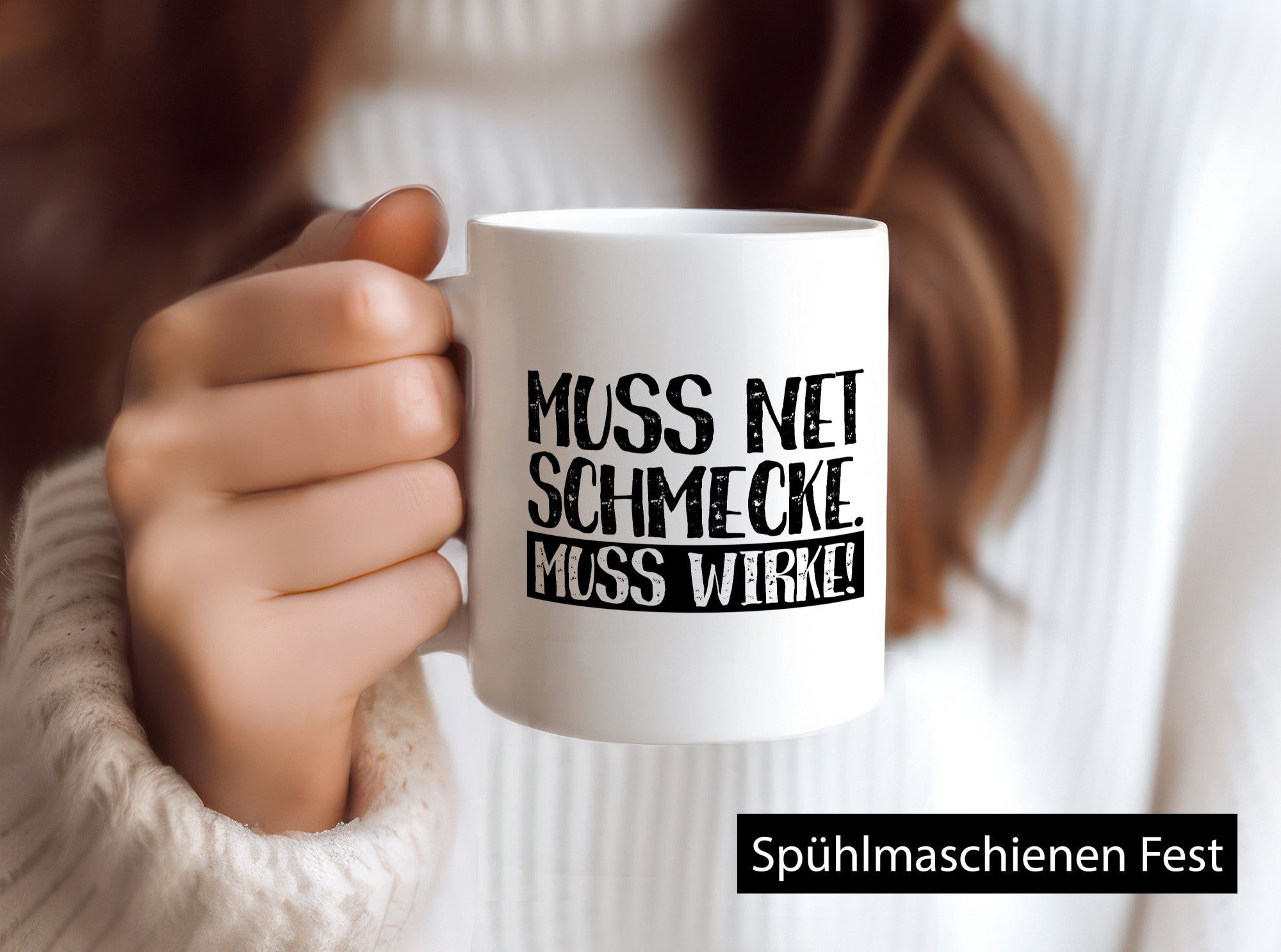 Muss net schmecken, wirken! | Medizin lustig Humor Geschenkidee Geschenk Tasse