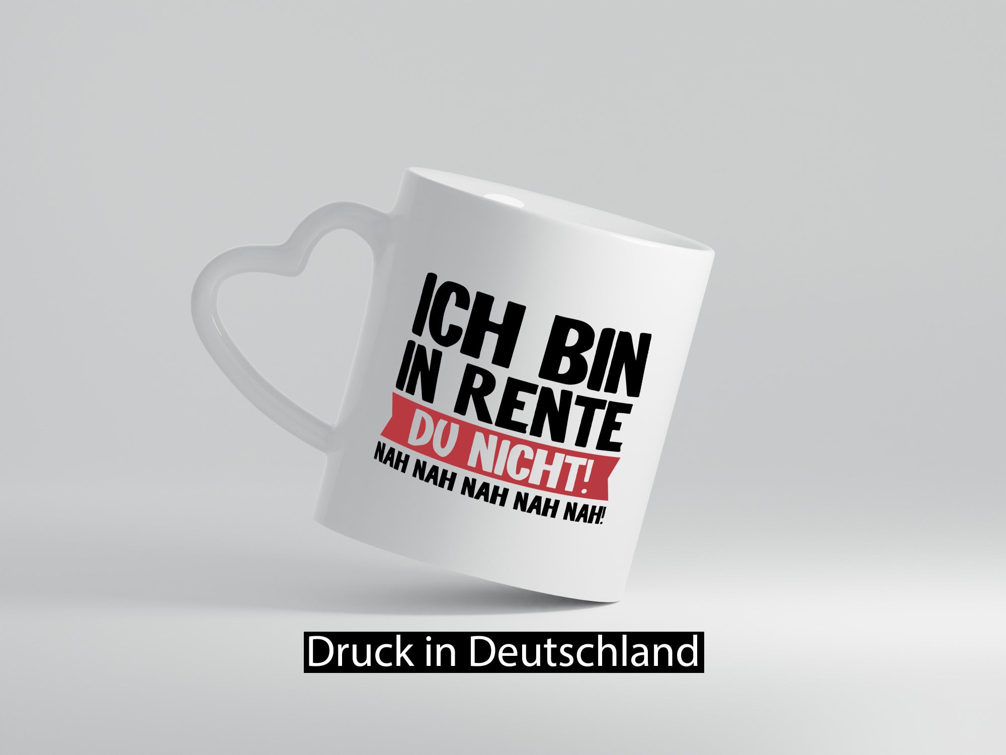 Ich bin in Rente v2 Humor Geschenkidee Tasse