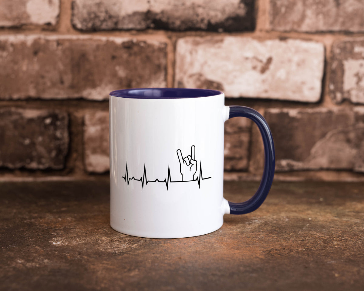 Heavy Metal Motiv | Rocker Musiker Rock Musik Geschenk Humor Geschenkidee Tasse