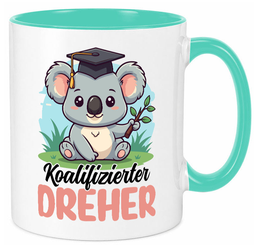 Koalifizierter Dreher | Fräser v2 Geschenk Humor Geschenkidee lustiger Spruch Tasse