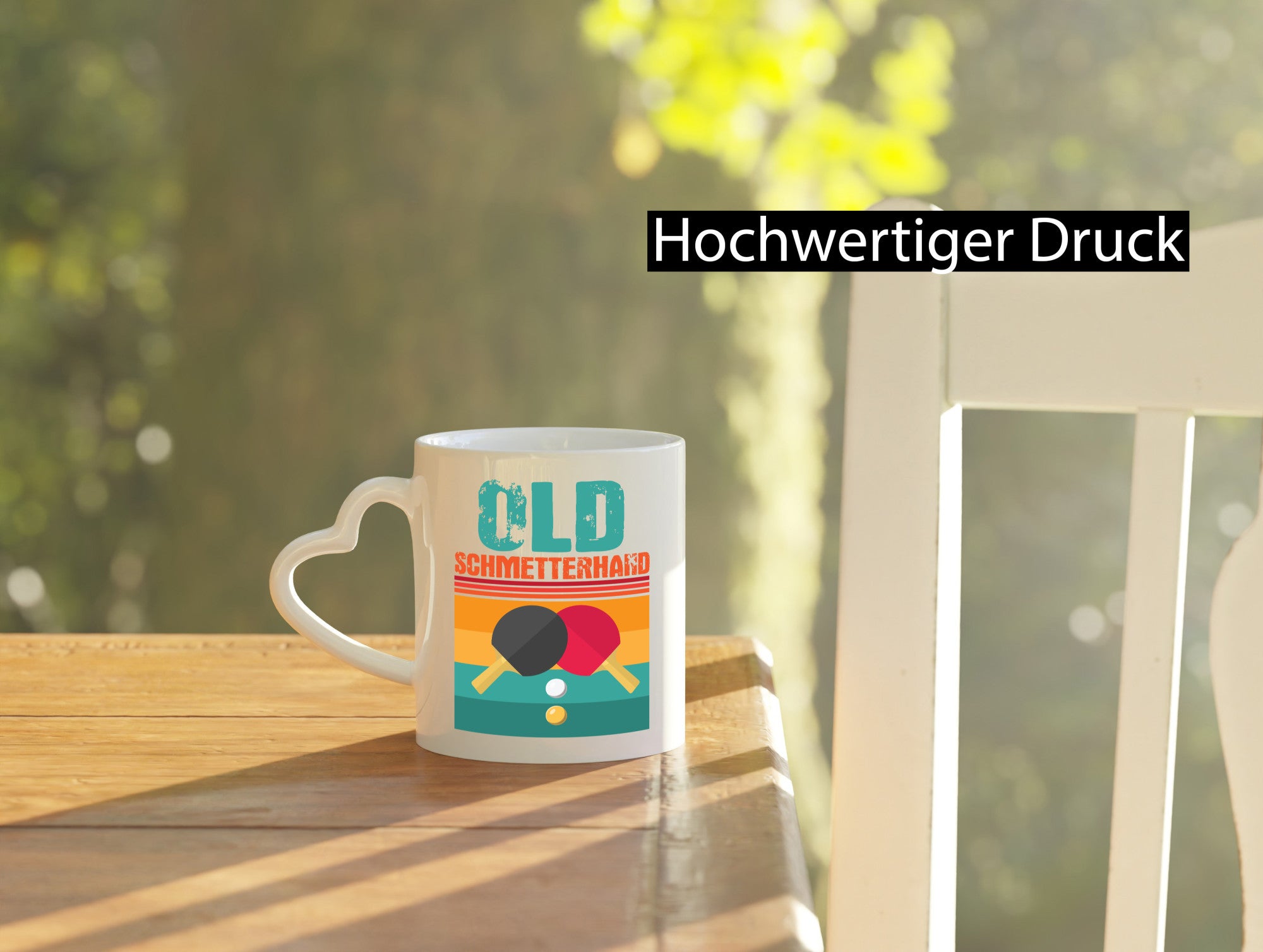 Tischtennis Tasse Humor Geschenkidee