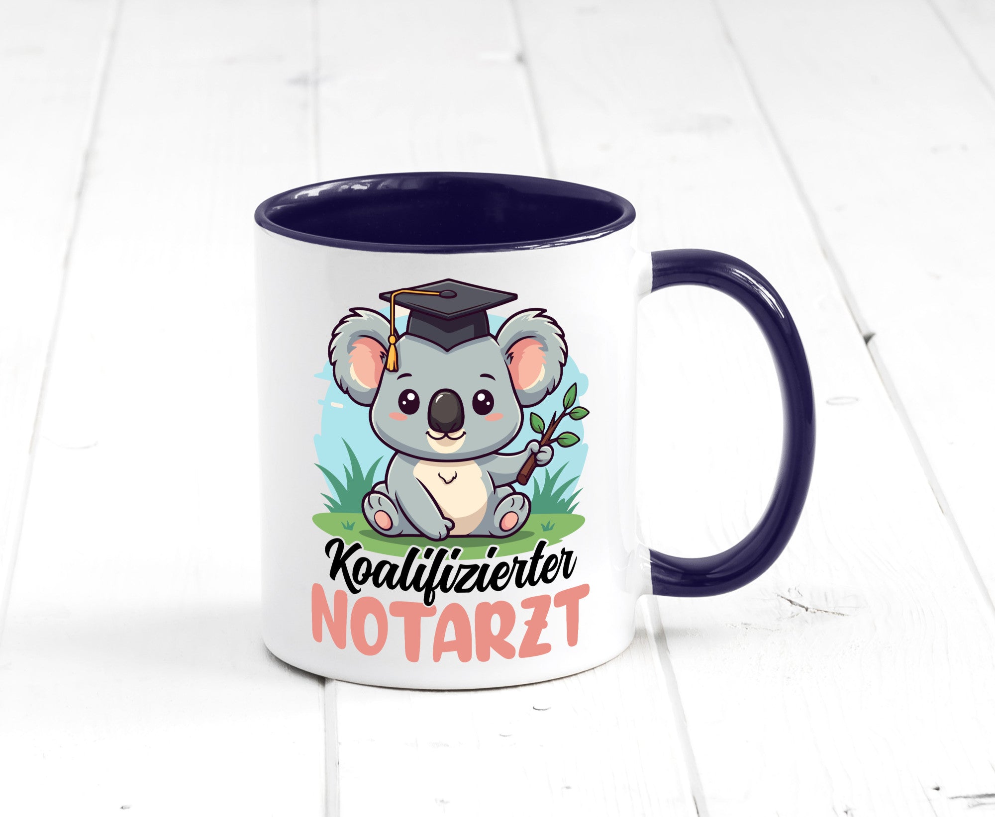 Koalifizierter Notarzt | Arzt Geschenk Humor Geschenkidee lustiger Spruch Tasse