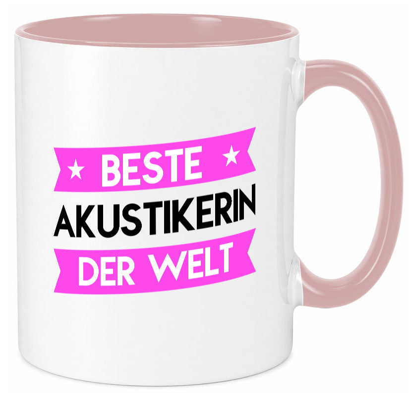 Best Akustikerin | Akustik Hörgeräteakustik Humor Geschenkidee Tasse