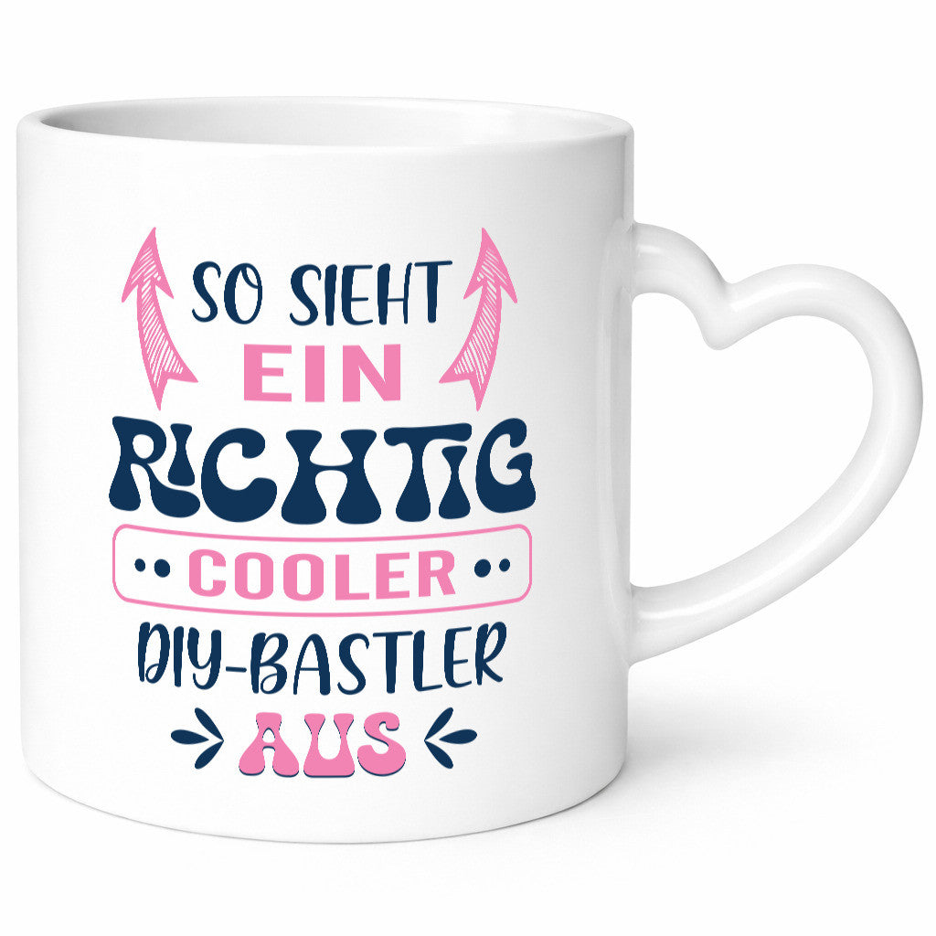 Richtig Cooler DIY Bastler | Basteln Handmade Humor Geschenkidee Tasse
