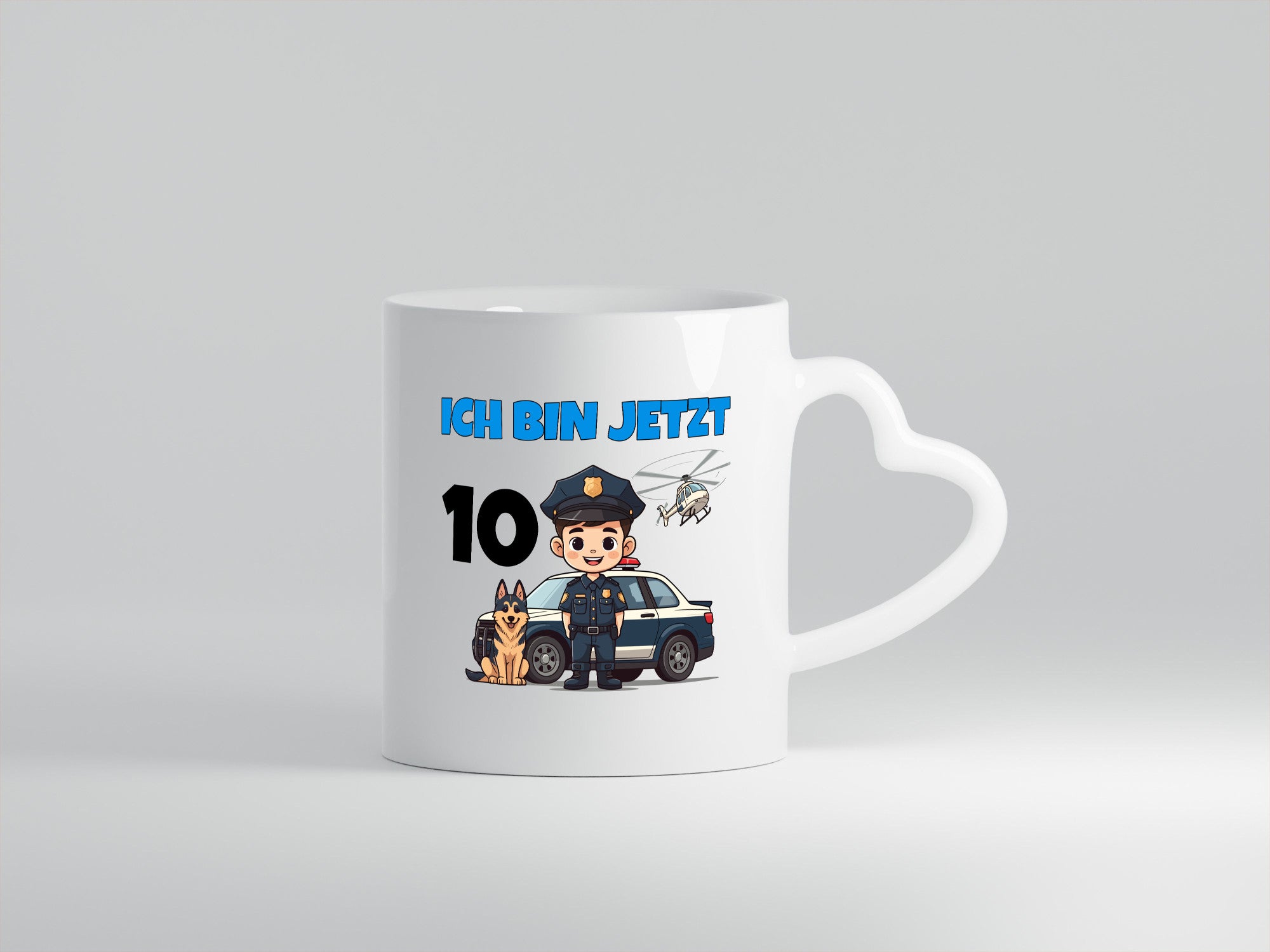 10. Geburtstag | 10 Jahre Polizei Kind Polizeiauto lustig Geschenkidee Geschenk