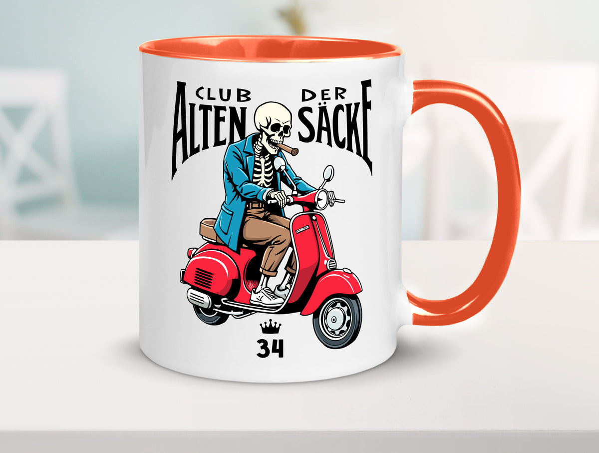 34. Geburtstag | 34 Jahre Club der alten Säcke lustiger Spruch Geschenk Tasse