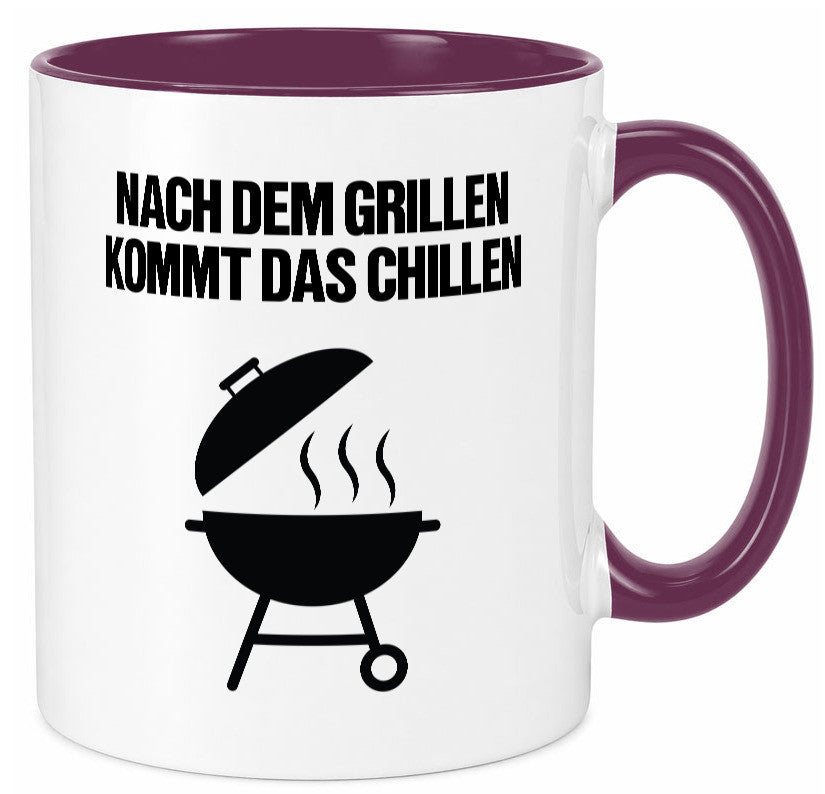 Nach dem Grillen kommt das Chillen | Grillmeister Party Geschenk Humor