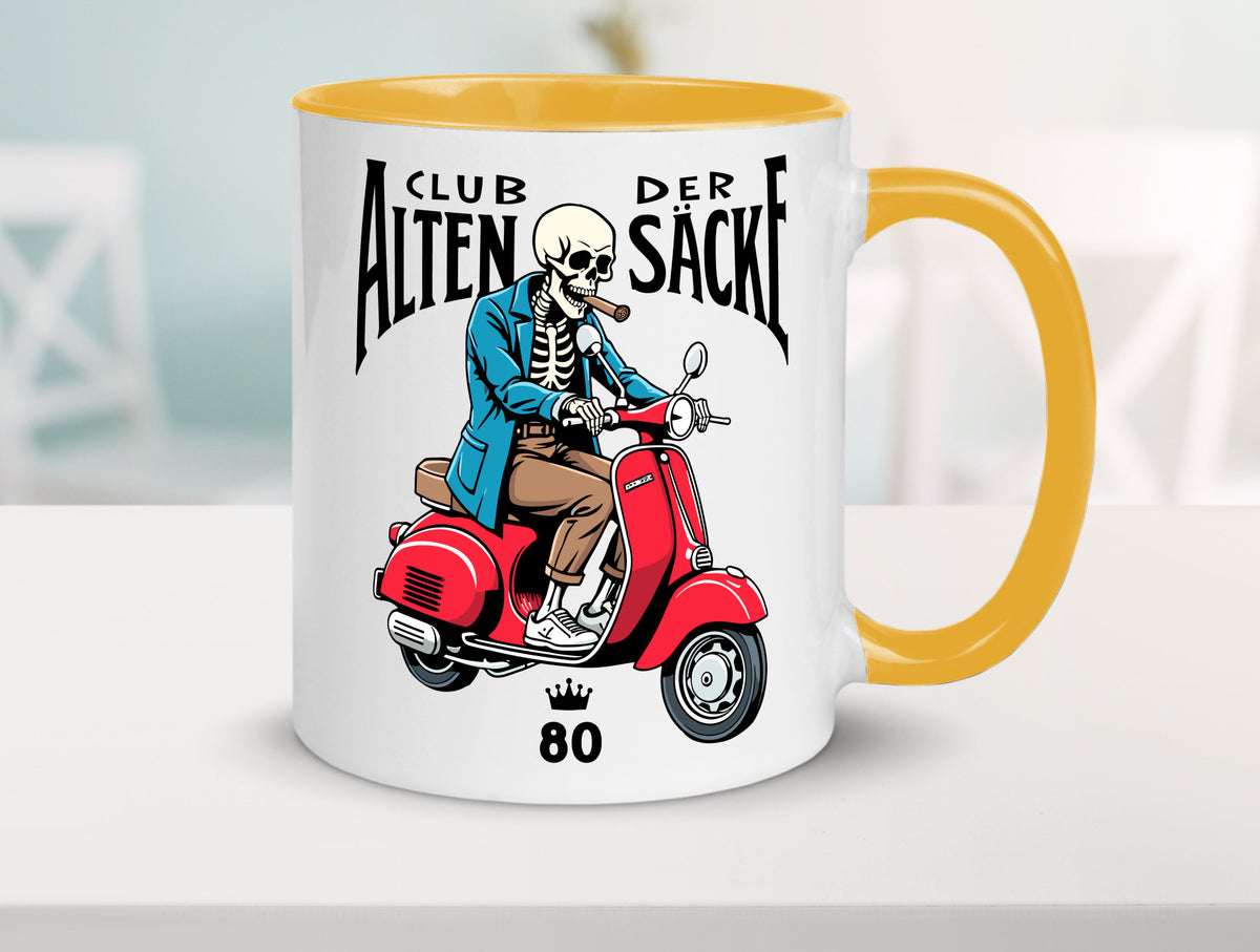80. Geburtstag | 80 Jahre Club der alten Säcke v2 Humor Geschenkidee Tasse