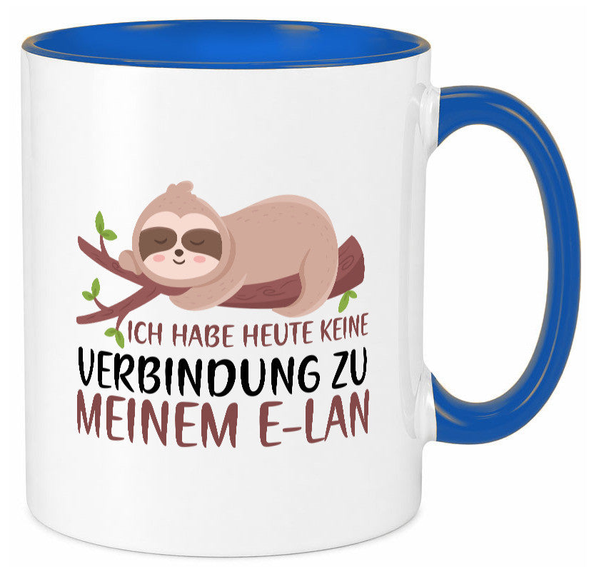 Verbindung zum Elan | WLAN Faultier Faulpelz Laufband Humor Tierliebhaber