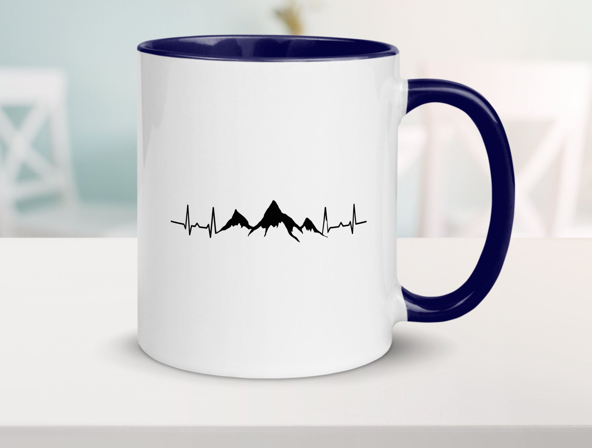 Berge Motiv | Alpen Skifahren Skiurlaub Apres Ski Geschenkidee Humor Tasse