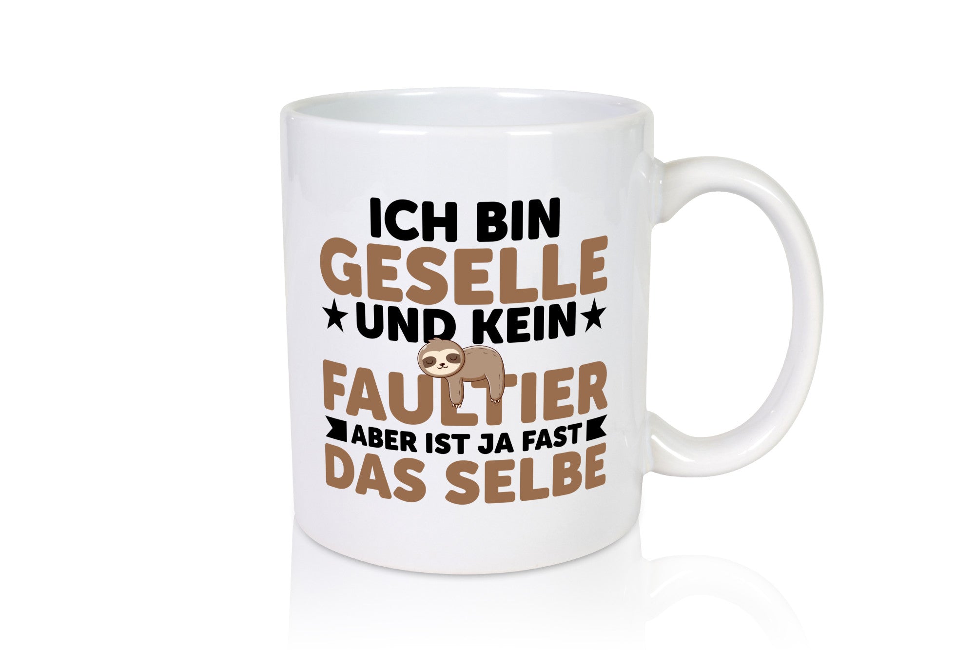 Ich bin kein Faultier: Geselle | Handwerker v2 Geschenkidee Tierliebhaber Humor