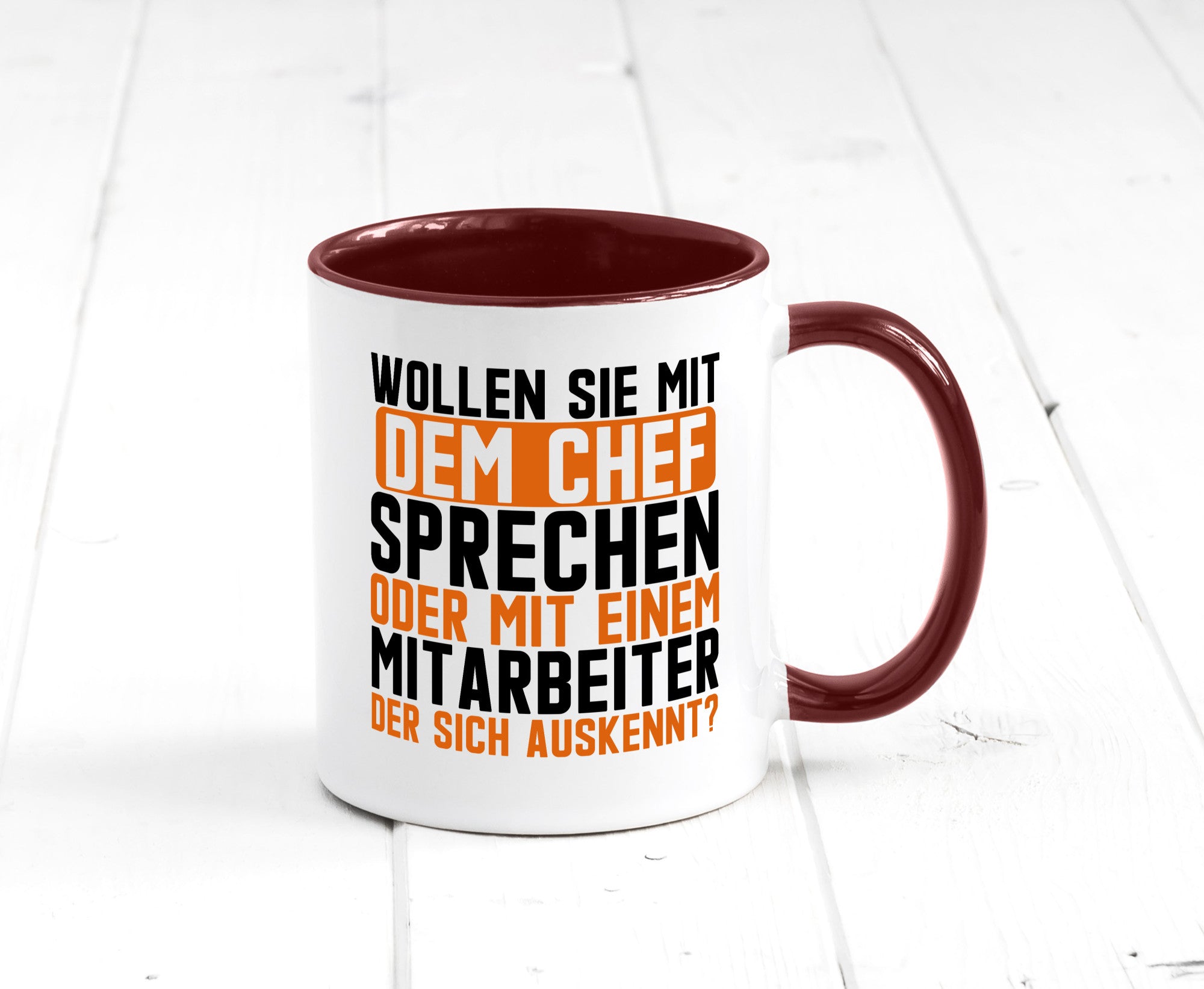 Wollen sie mit dem Chef Sprechen | Mitarbeiter Humor Arbeit Kollegen Büro