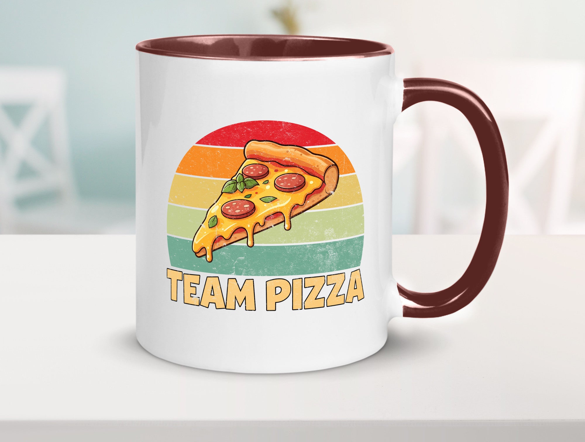 Team Pizza | Pizzaliebhaber Lover v2 Geschenkidee Humor Tasse