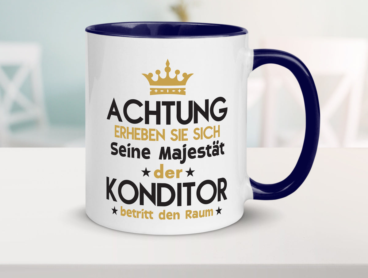 Seine Majestät Konditor | Konditorei Geschenkidee Humor Tasse