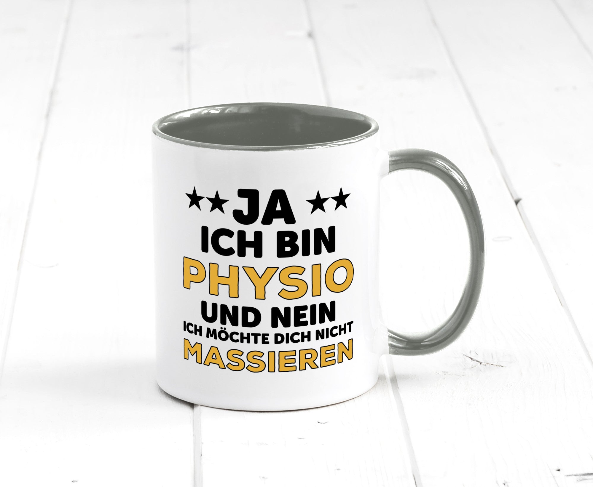 Ich bin Physio | lustige Spruch Tasse Physiotherapeut Geschenkidee Humor