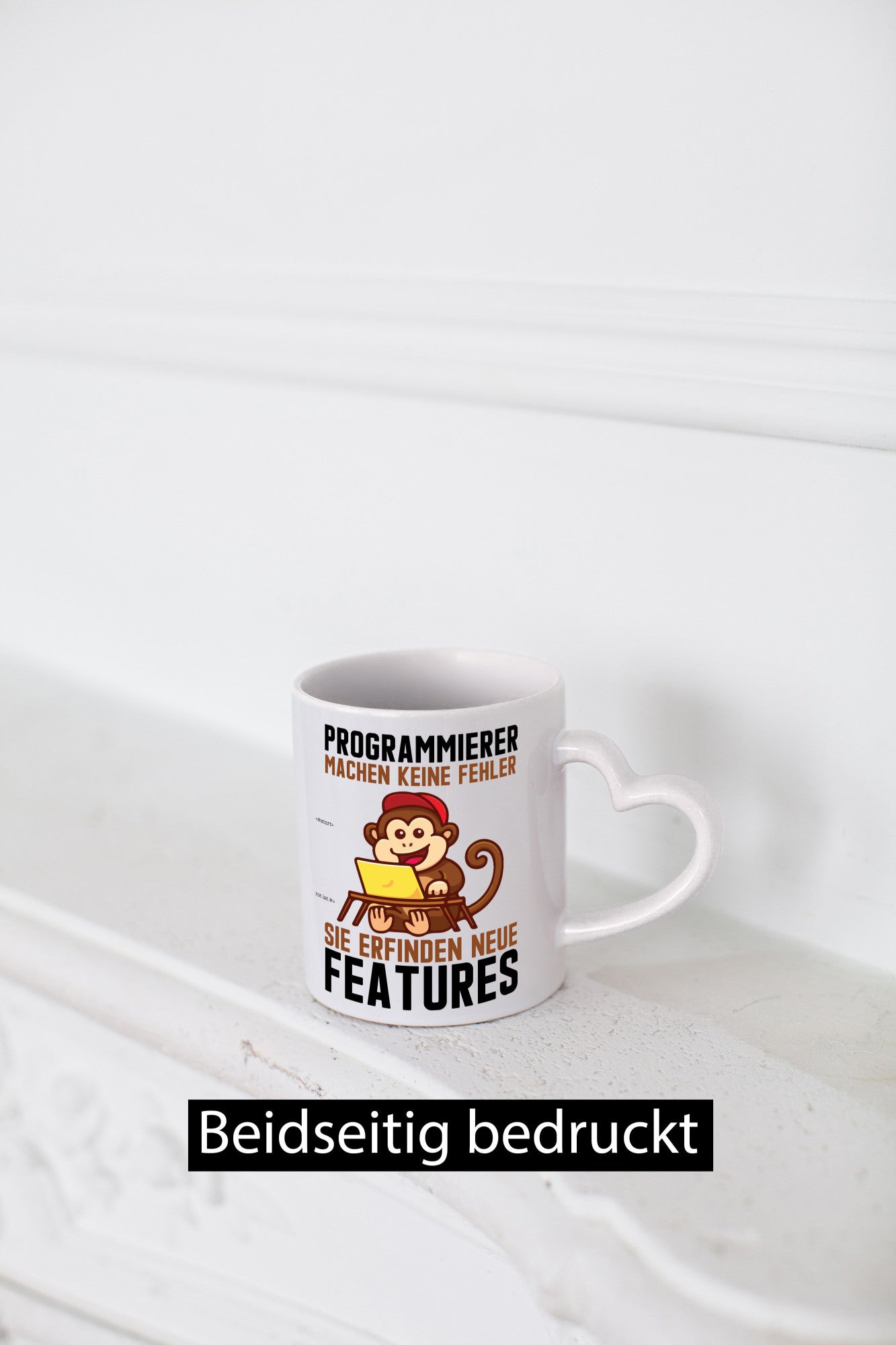 Programmierer machen keine Fehler | Features Affe am PC Geschenk Humor
