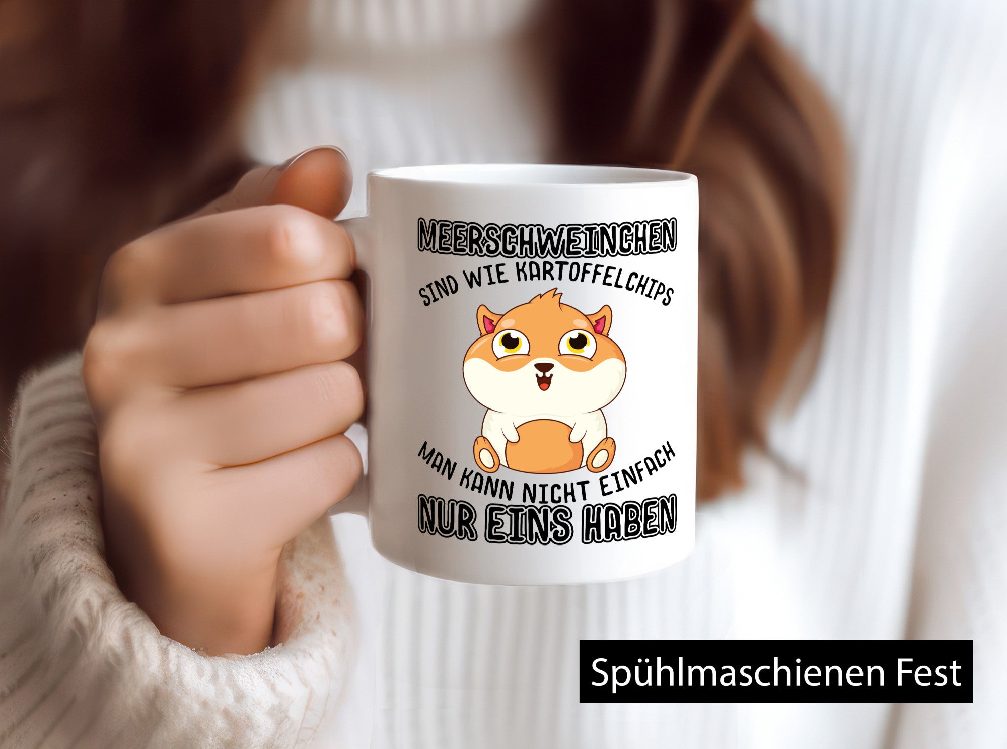 Meerschweinchen Liebe | Mädchen Tasse Tierliebe süß lustiger Spruch Geschenk