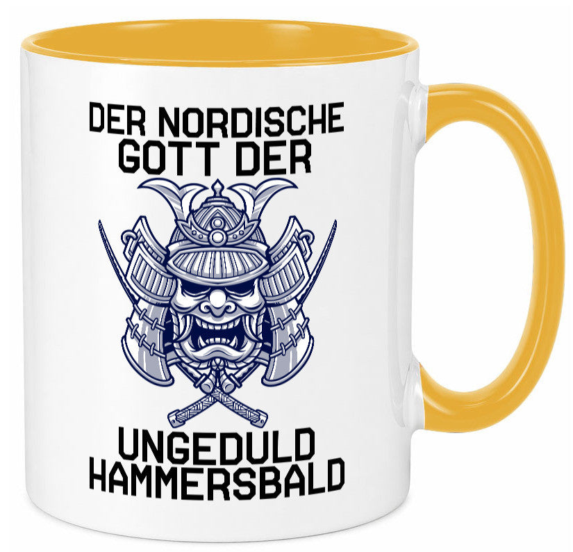 Nordischer Gott der Ungeduld | Mythologie Wikinger lustig Humor Geschenkidee Tasse