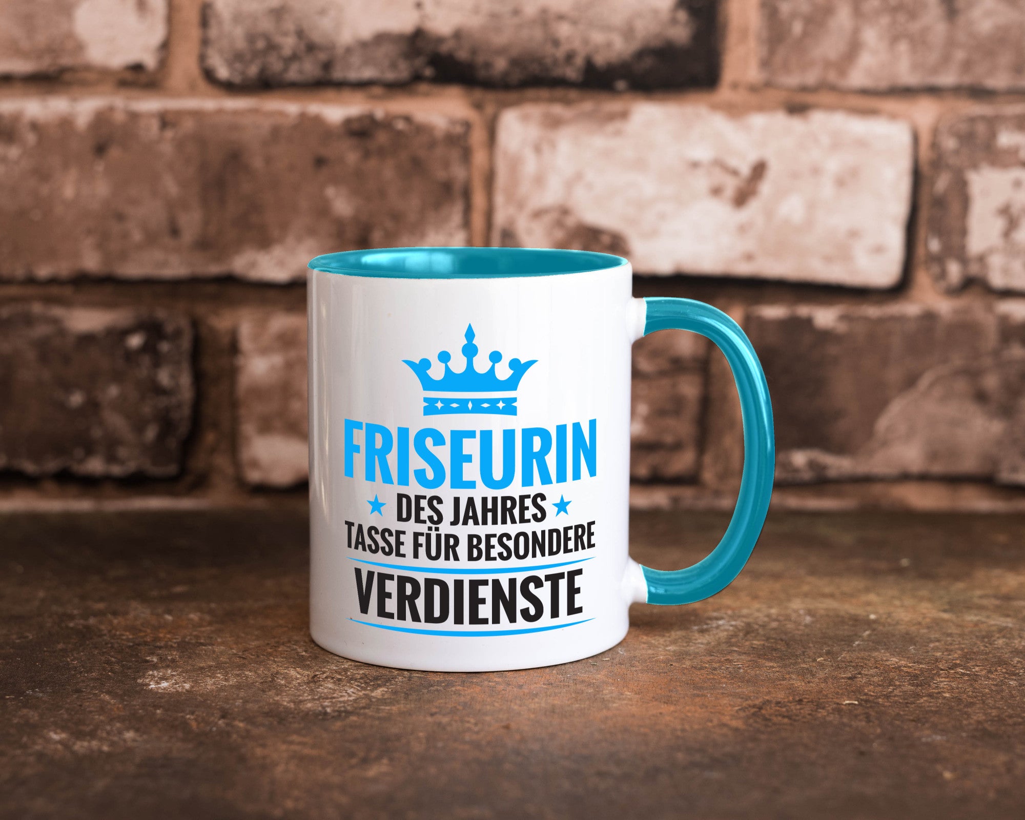 Besonderer Verdienst: Friseurin | Friseuse Frisörin Geschenk Humor Geschenkidee