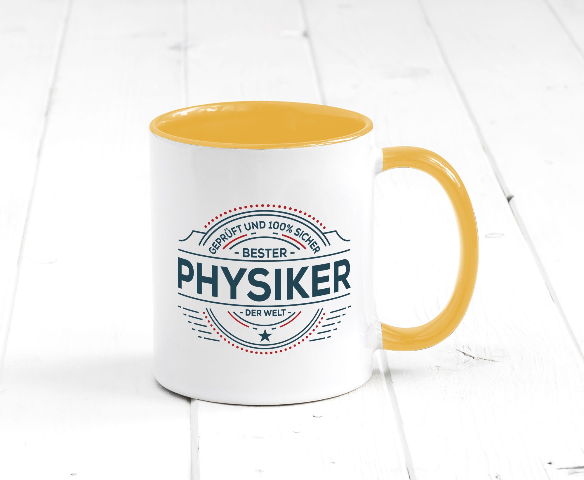 Geprüft und sicher: Physiker | Physik lustiger Spruch Geschenk Humor