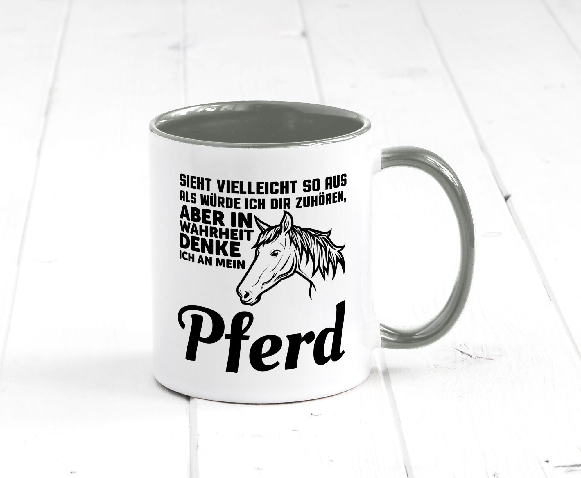 Pferde Spruch | Reiterin Tasse Pferdesport Reiten Humor Geschenkidee