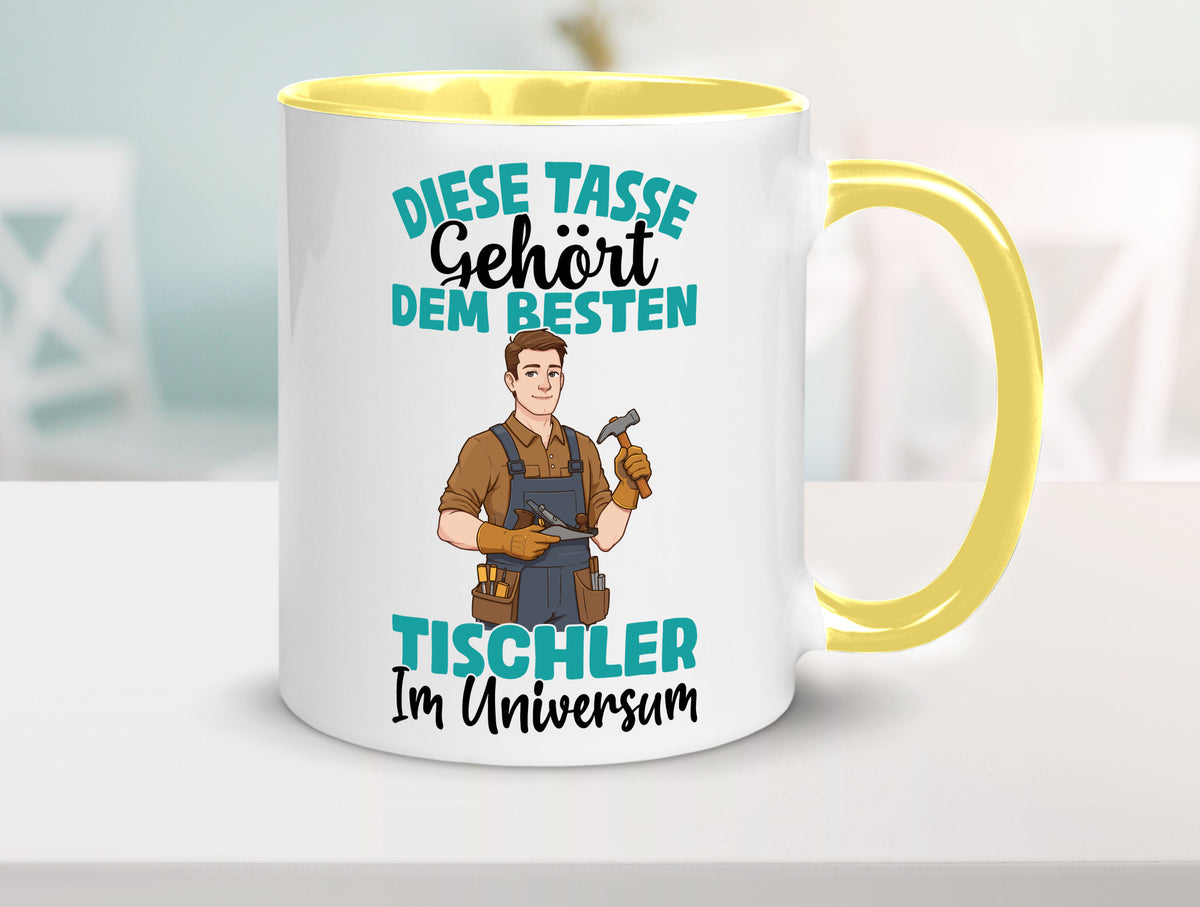 Im Universum: Tischler | Handwerk Beruf Tischlerei Geschenkidee Arbeit Kollegen Tasse