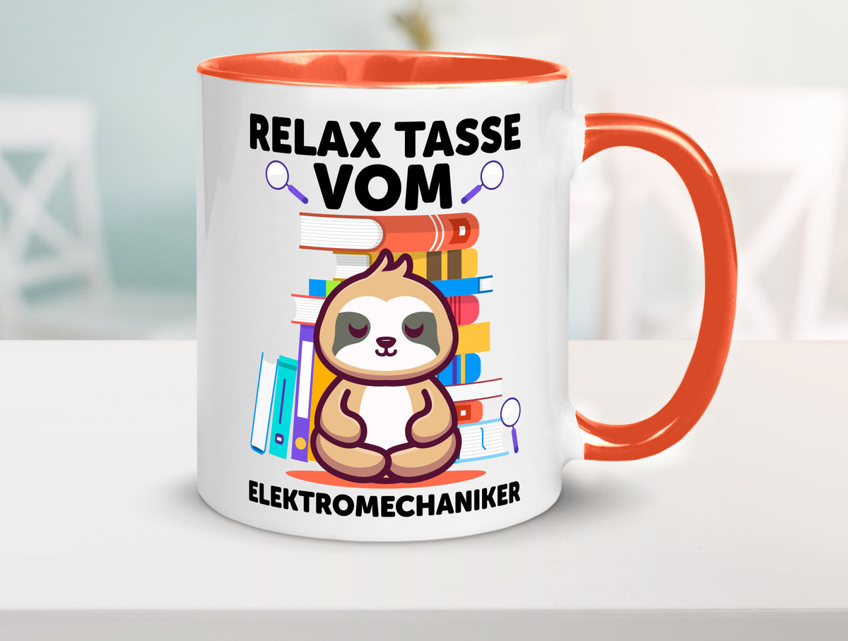 Relax Tasse: Elektromechaniker | Mechaniker Geschenk Humor Geschenkidee