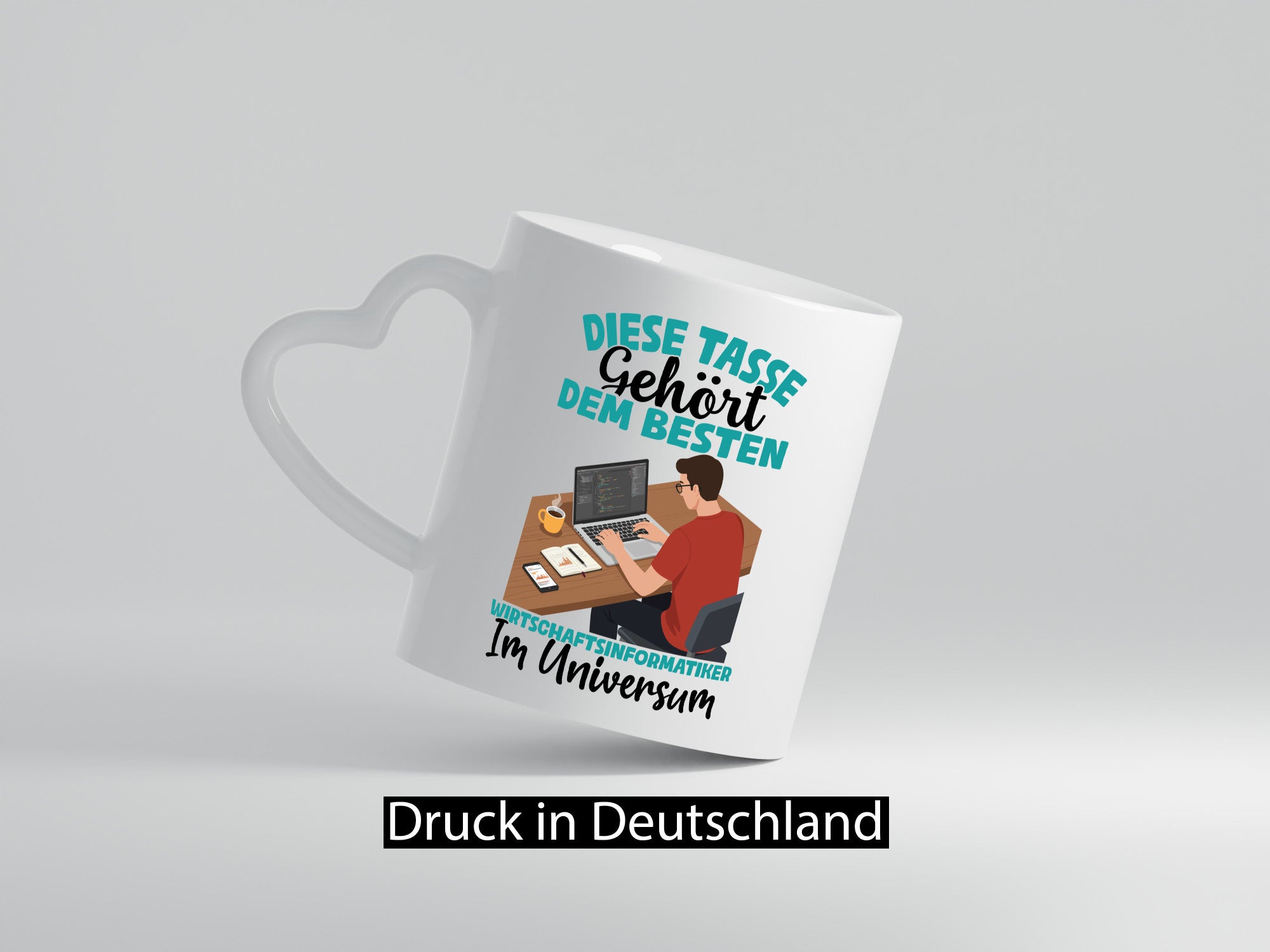 Im Universum: Wirtschaftsinformatiker | Informatik Humor Geschenkidee Tasse