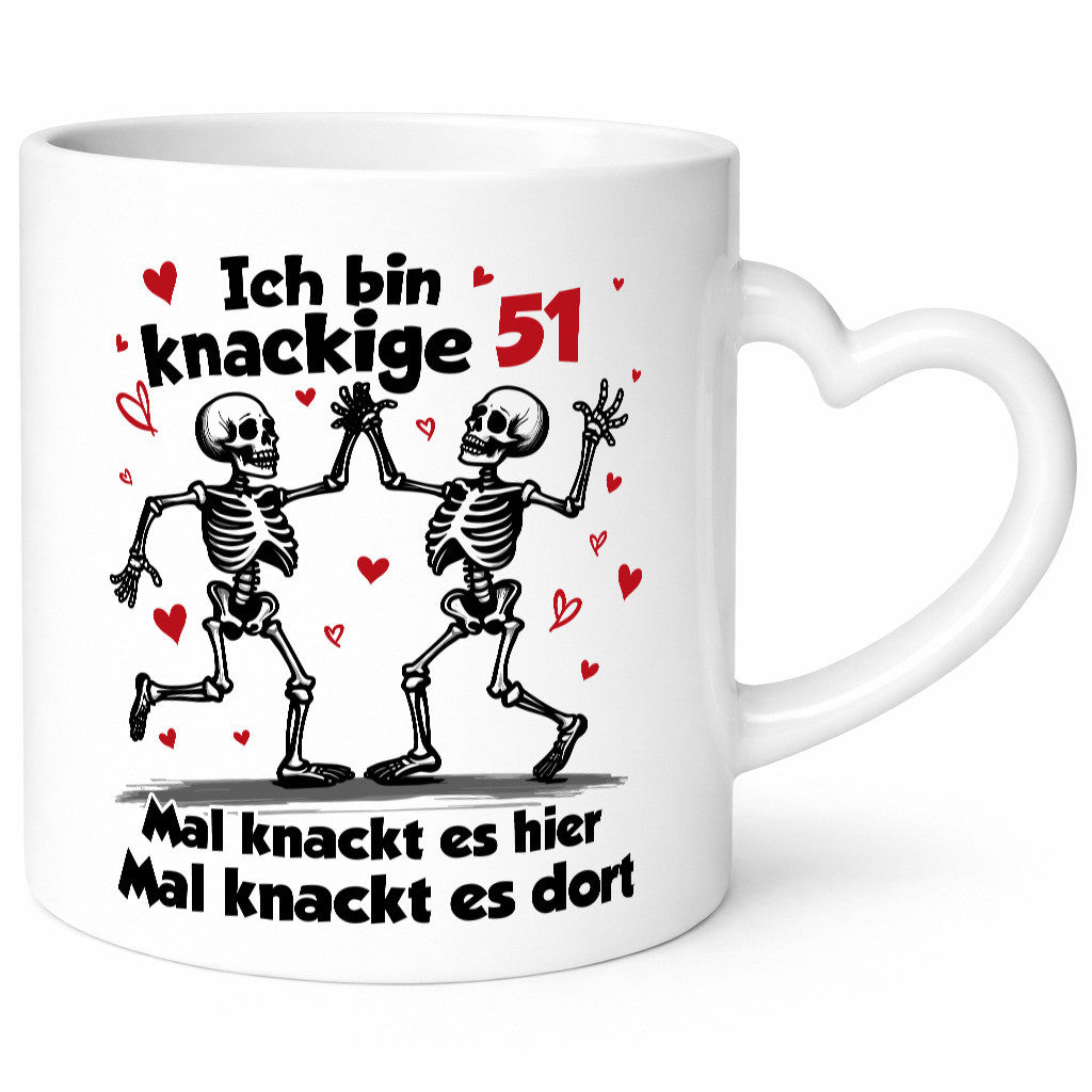 51. Geburtstag | Knackige 51 Ich bin alt v2 Humor Geschenkidee Tasse