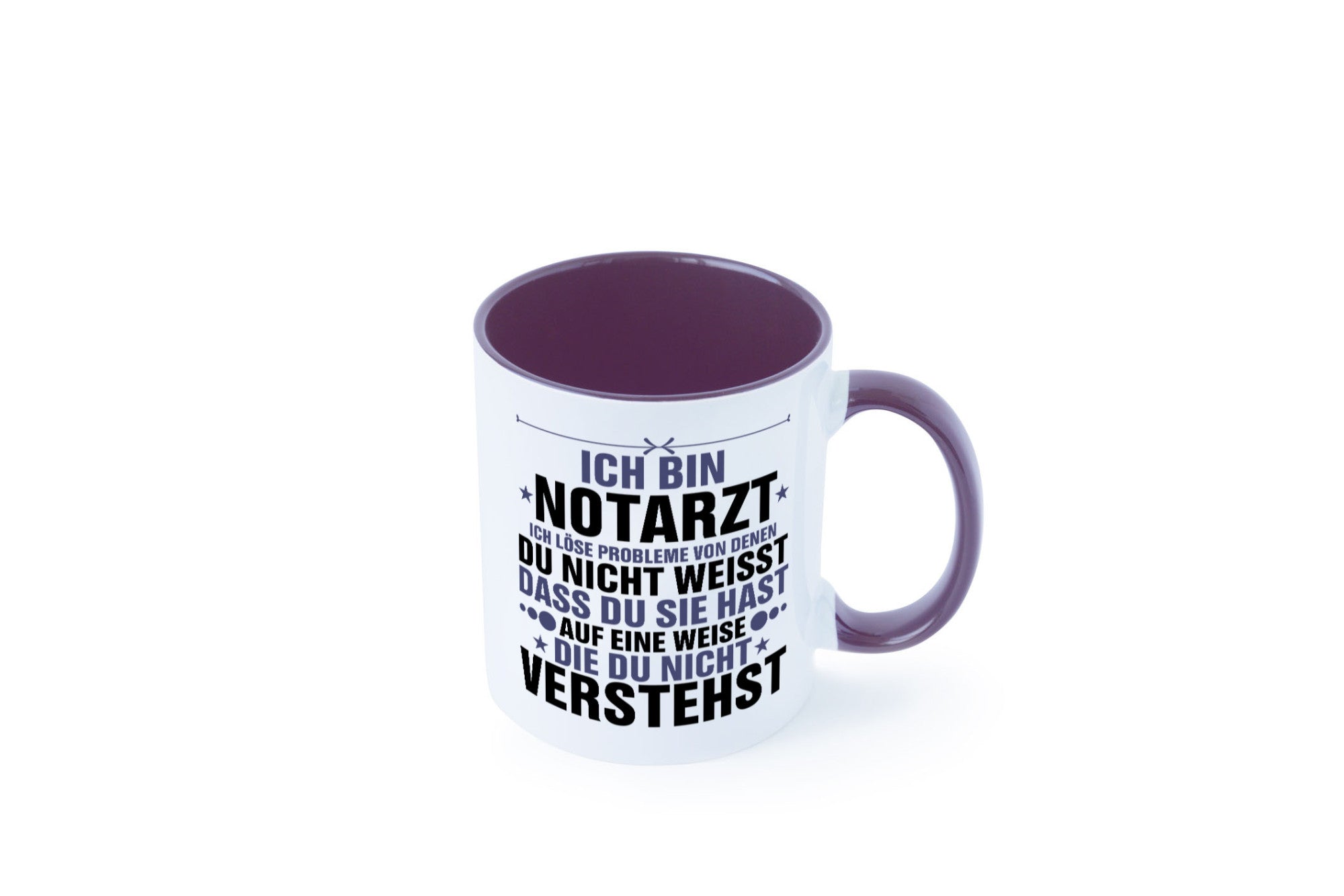 Löse Probleme: Notarzt | Arzt v2 Geschenkidee Humor Tasse