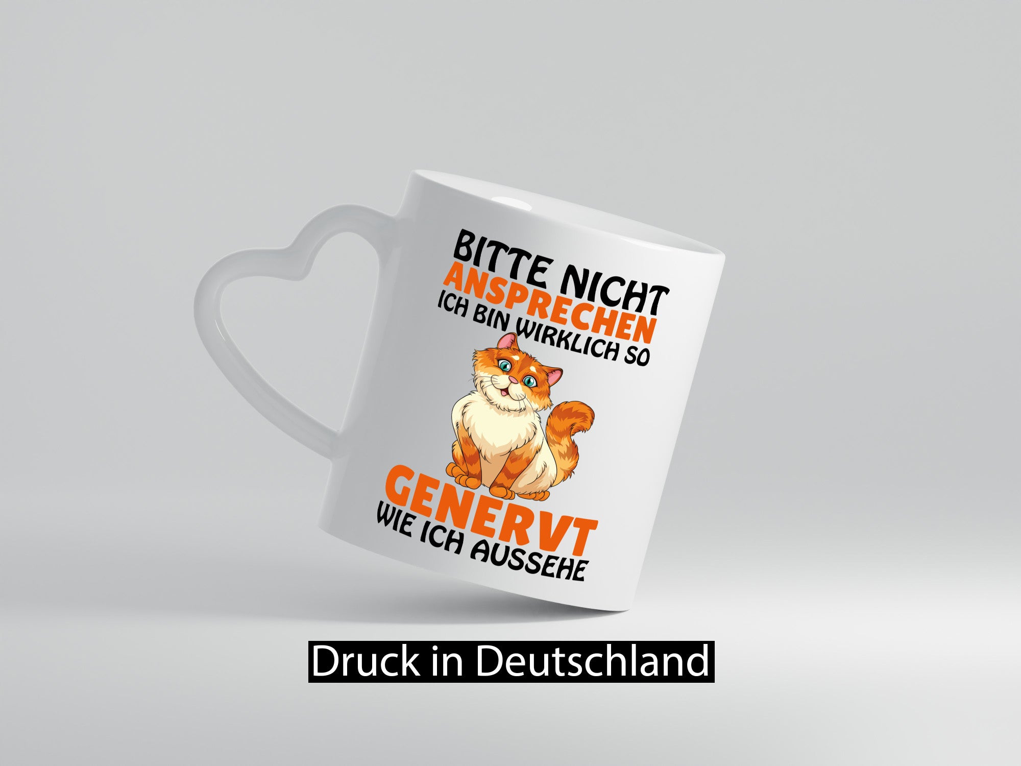Bitte nicht Ansprechen lustig Humor Geschenkidee Geschenk Tasse