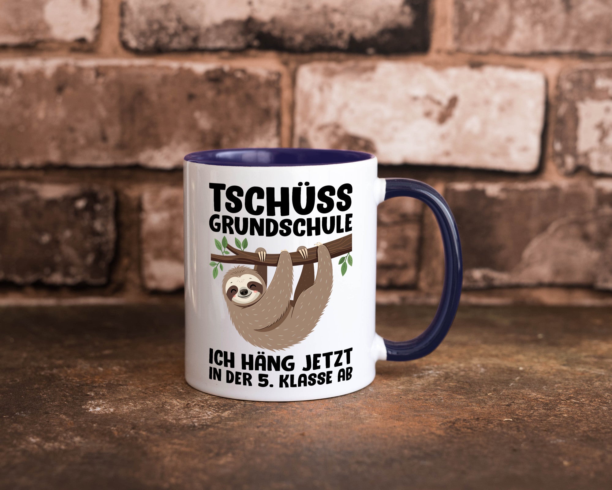 Tschüss Grundschule ich häng jetzt in der 5. Klasse ab Humor Geschenkidee Tasse