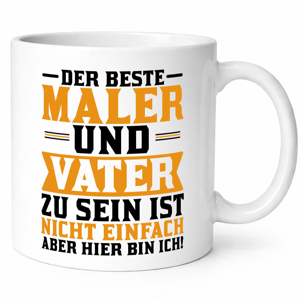 Bester Maler und Vater | Papa Malermeister Lackierer lustiger Spruch Geschenk
