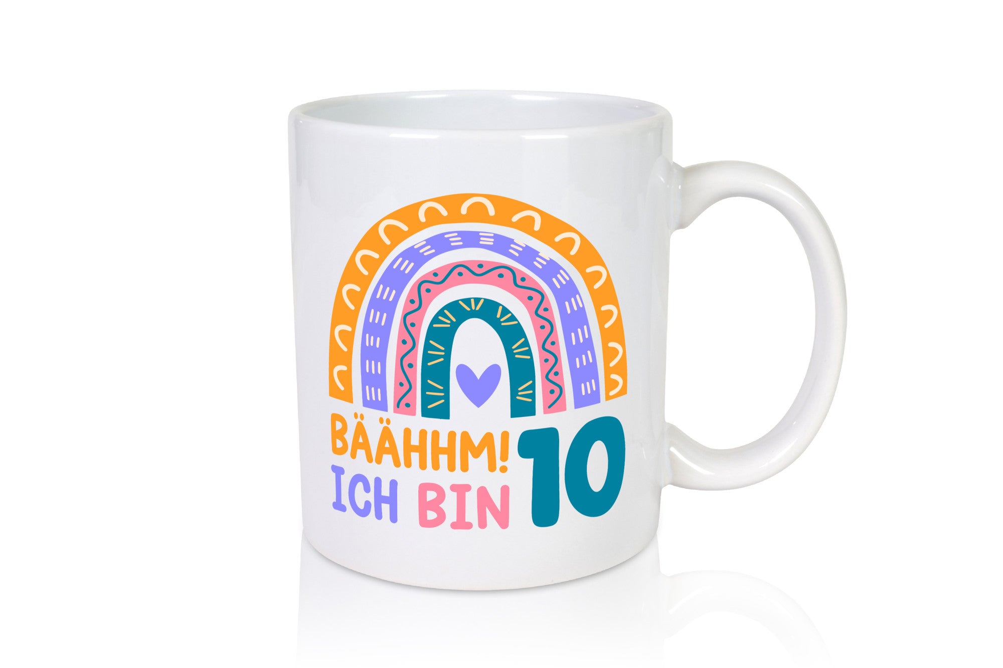 10. Geburtstag | 10 Jahre Regenbogen Bääm Mädchen Geschenk Geschenkidee