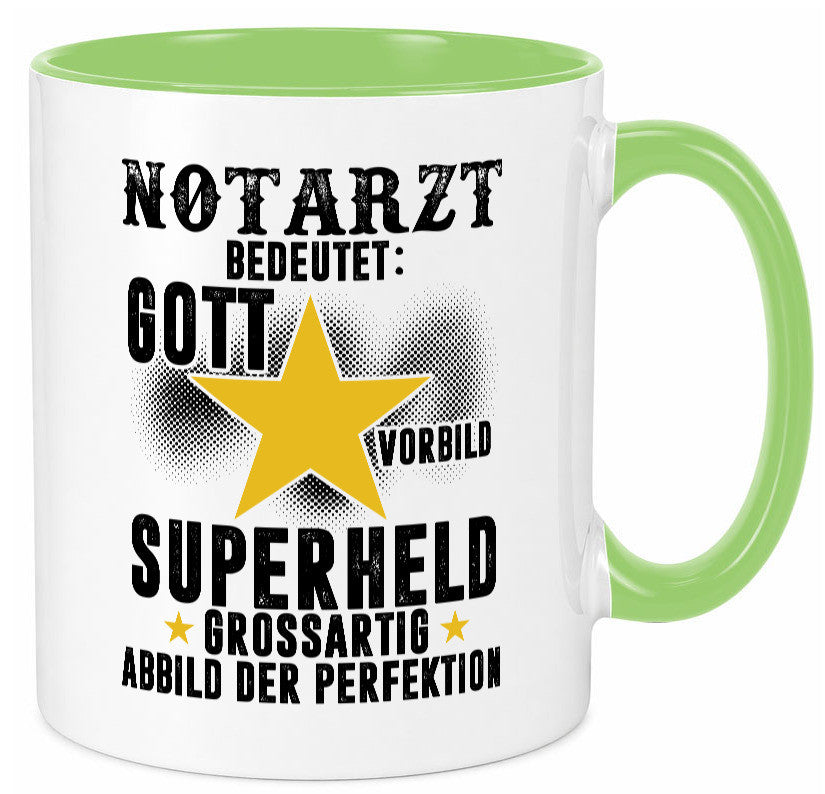 Bedeutung von Notarzt | Arzt Geschenkidee Humor Tasse
