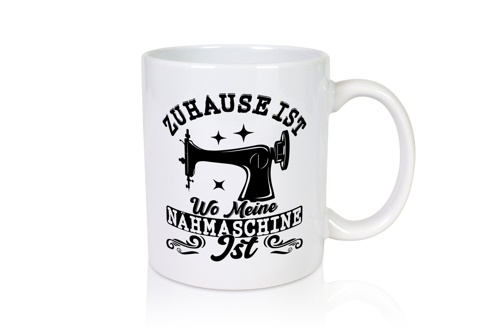 Zuhause ist wo meine nähmaschiene | Nähen Geschenk Humor Geschenkidee lustiger