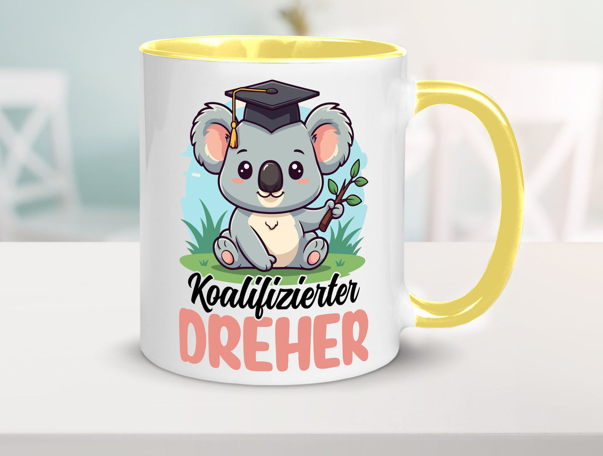 Koalifizierter Dreher | Fräser v2 Geschenk Humor Geschenkidee lustiger Spruch Tasse