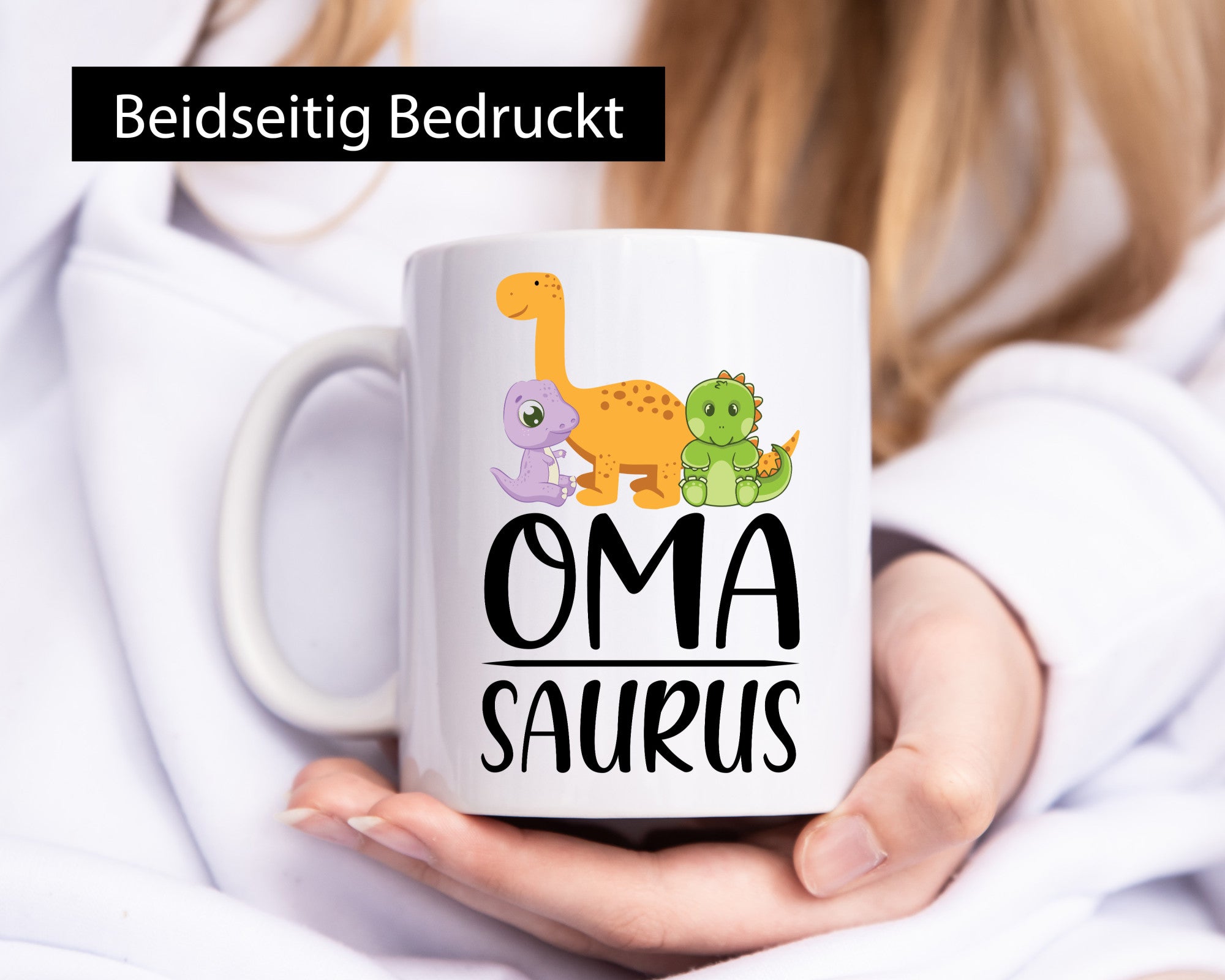 Oma Saurus | Muttertag Großmutter Geschenkidee Familie Humor Tasse