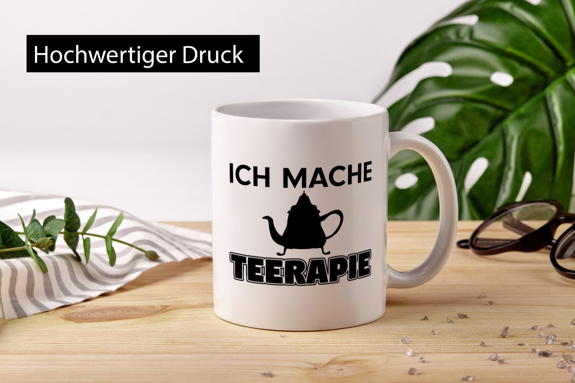 Ich mache Teerapie | Spruch Tasse Teetrinker Humor lustiger Geschenk