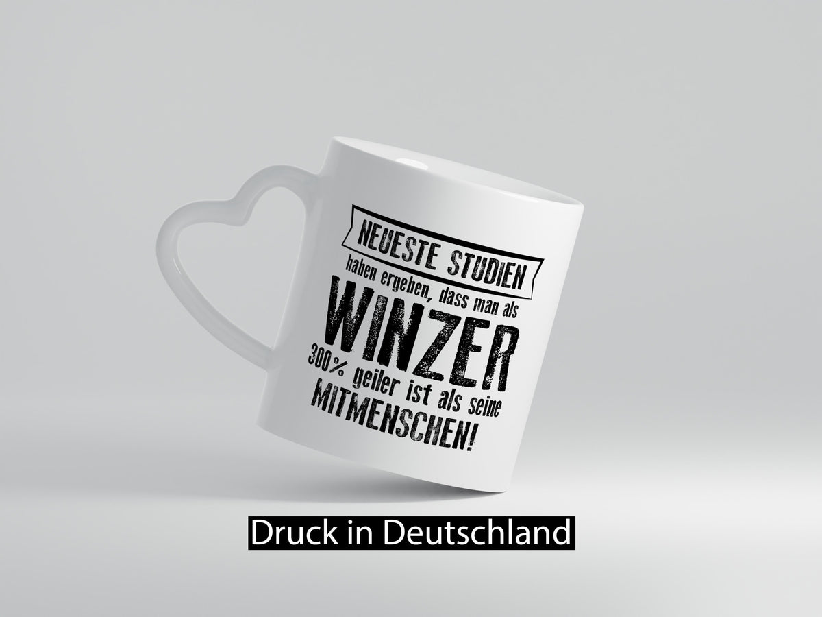 Neuste Studien: Winzer | Weinbauer Wein lustiger Spruch Geschenk Humor Tasse
