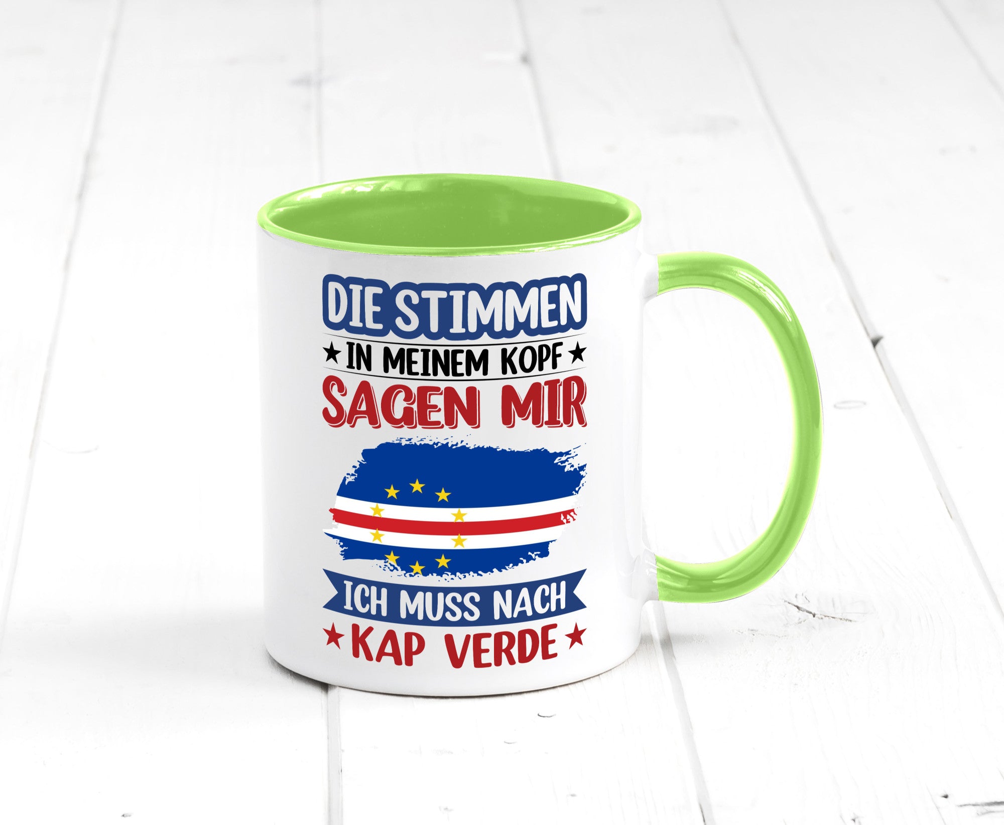 Kap Verde | Urlaub Stimmen in meinem Kopf Traumland lustig Humor Geschenkidee