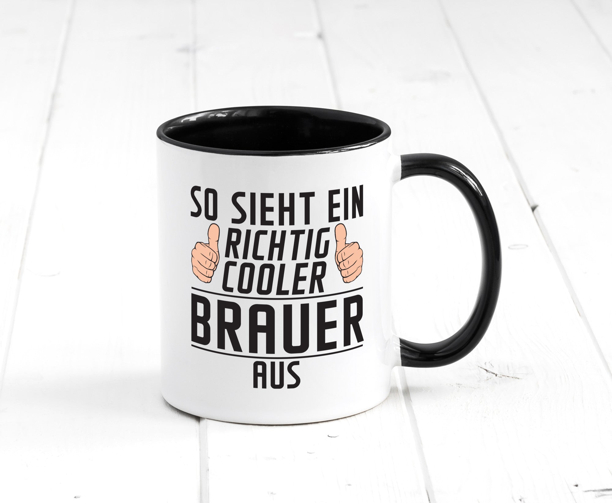 Richtig Cooler Brauer | Bier Brauerei Humor Geschenkidee Tasse