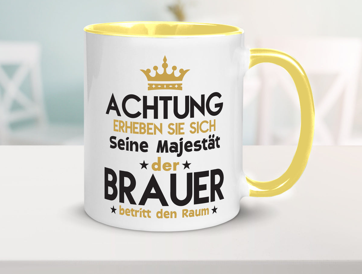 Seine Majestät Brauer | Bier Brauerei Humor Geschenkidee Tasse
