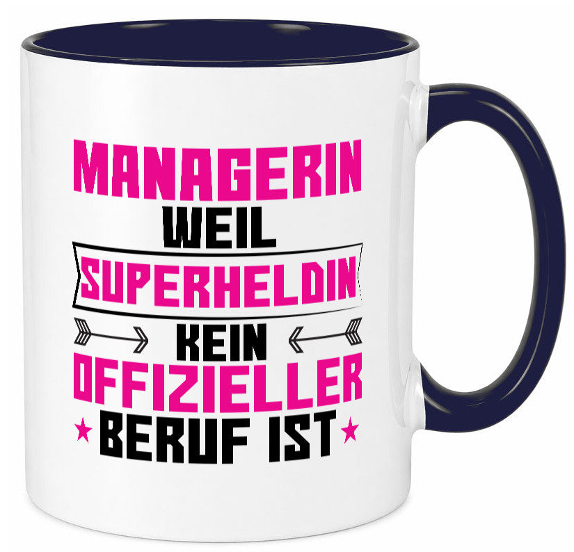 Superheldin Managerin | Management Humor Geschenkidee Tasse