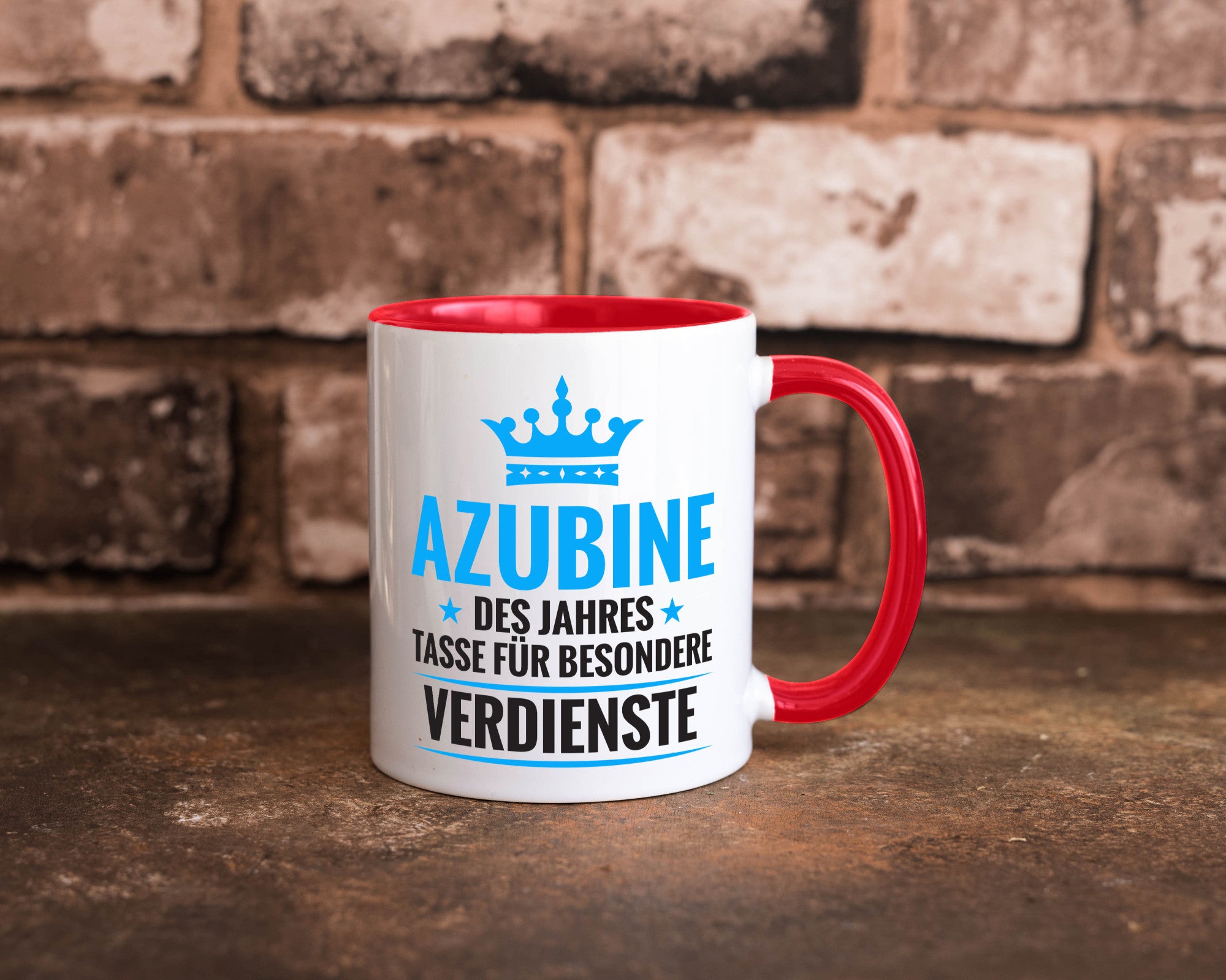 Besonderer Verdienst: Azubine | Ausbildung Lehrling lustig Humor Geschenkidee