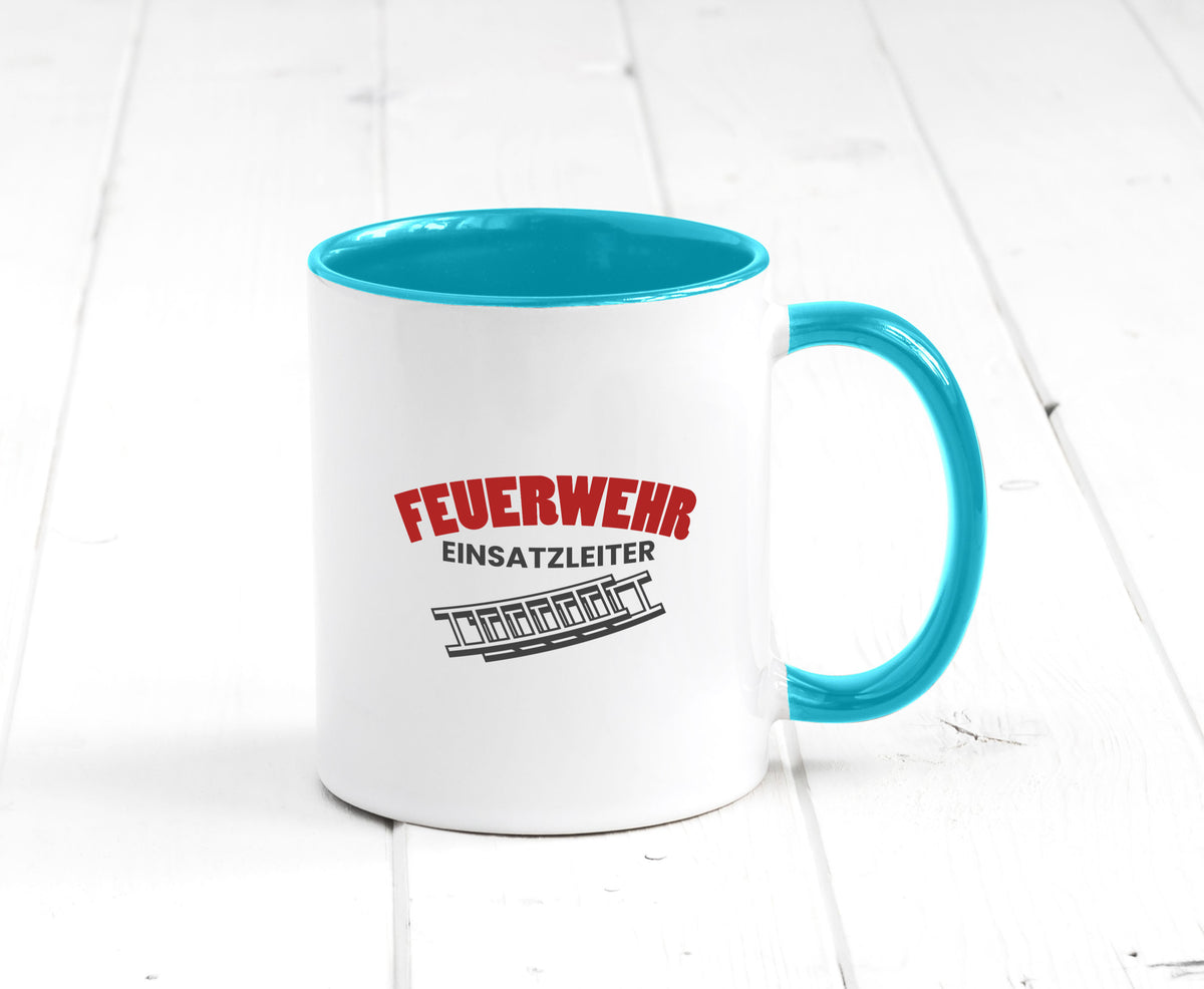Feuerweher Einsatzleiter | Feuerwehrmann Feuerlöscher Geschenk Humor Tasse